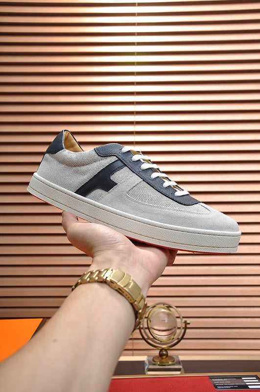 Hermès Beige High-Top Sneakers - Sole Detail View
