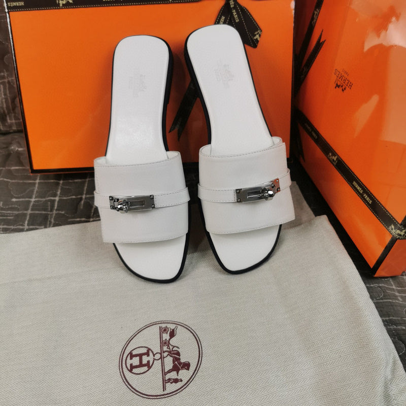 Hermès Chocolate Brown Gladiator Sandals - Detail Shot of Craftsmanship