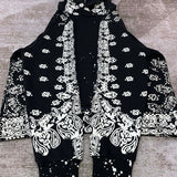Three-quarter angle view of Amiri luxury piece style No.116