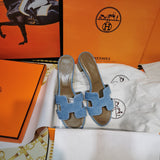 Hermes sandals Style 010 - close-up of refined designer finish
