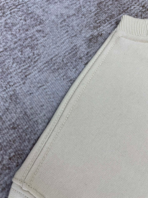Close-up of Amiri hoodie craftsmanship