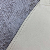 Close-up of Amiri hoodie craftsmanship