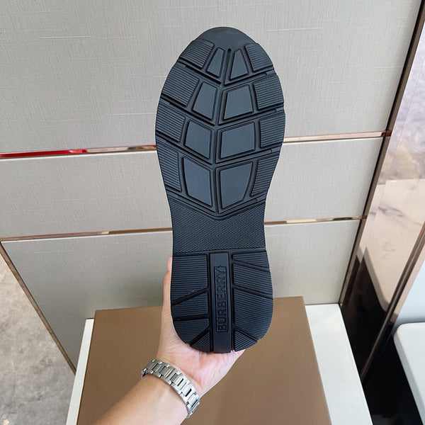 Burberry Black Bow-Detail Flats - Angled View