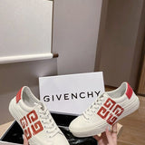 Givenchy Tan Low-Top Sneakers - Close-Up Texture View