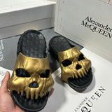 Alexander McQueen Camel Classic Ballet Flats - Angled View