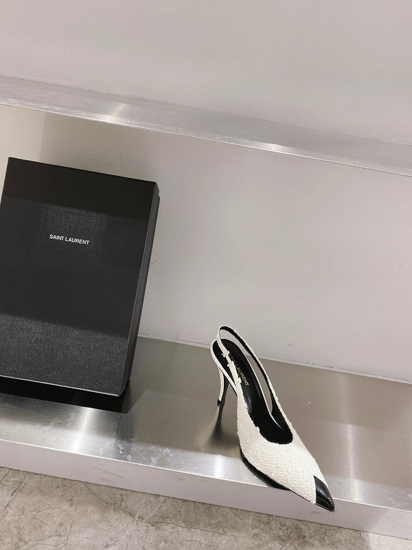 Saint Laurent shoes front view designer style