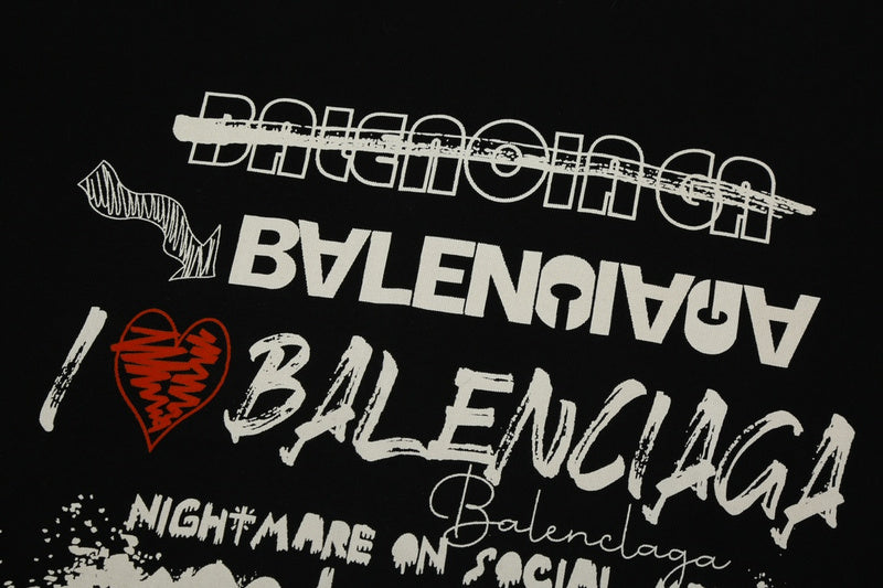 Balenciaga t-shirt front view designer style