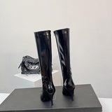 Saint Laurent designer shoes full view