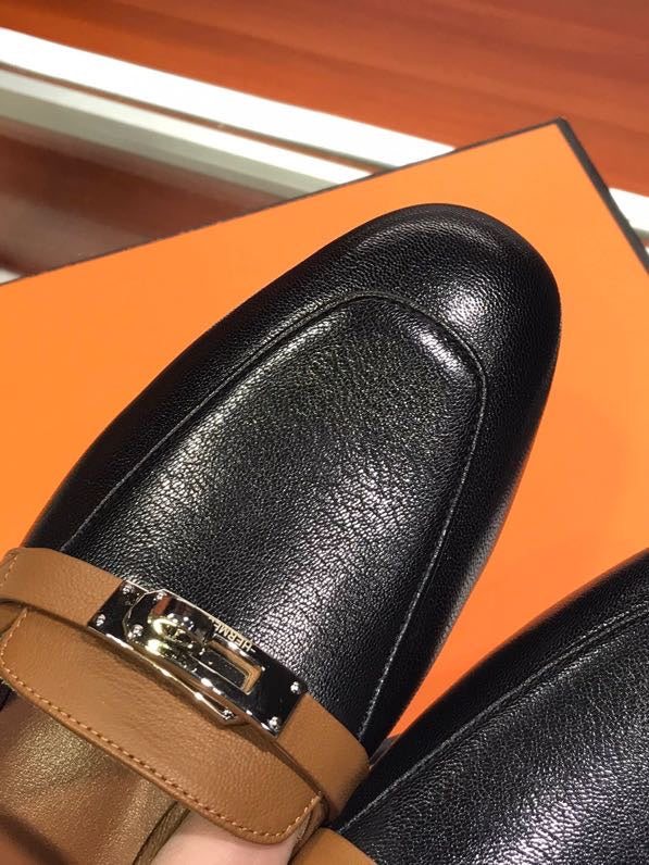 Hermès White Chunky Platform Sneakers - Side Profile View