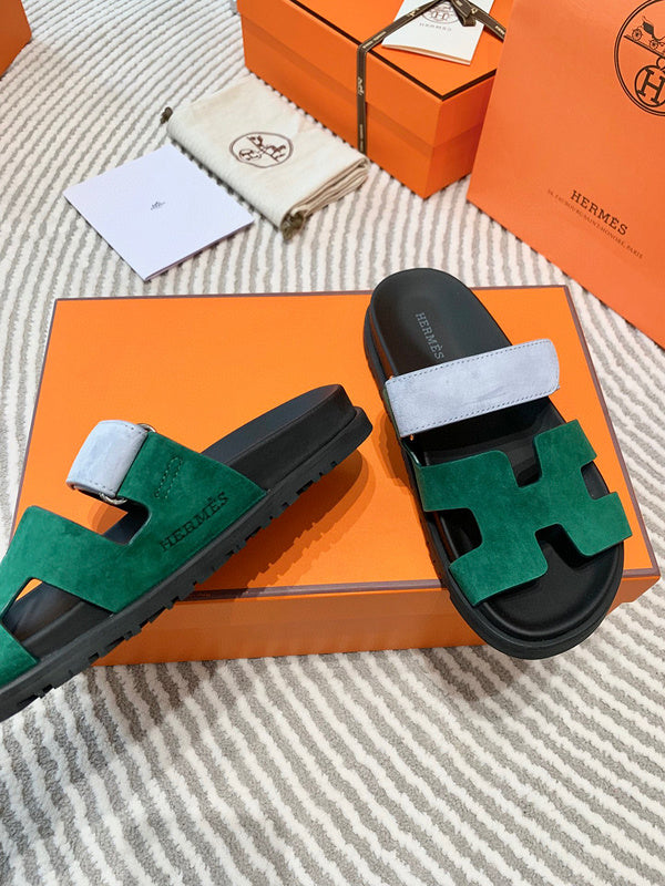 Hermes sandals Style 203 - angled studio shot