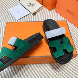 Hermes sandals Style 203 - angled studio shot