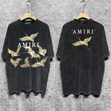 Amiri luxury t-shirt detail shot