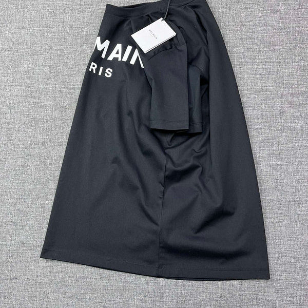 Close-up of Balmain designer clothing craftsmanship