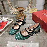Close-up of Roger Vivier shoes craftsmanship