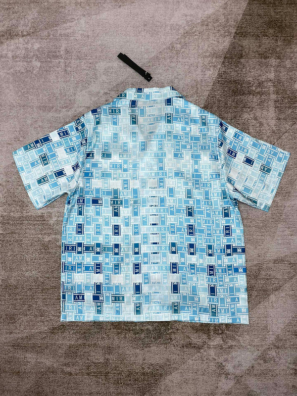 Close-up of Amiri t-shirt craftsmanship