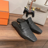 Hermes shoes Style 301 - texture and material detail