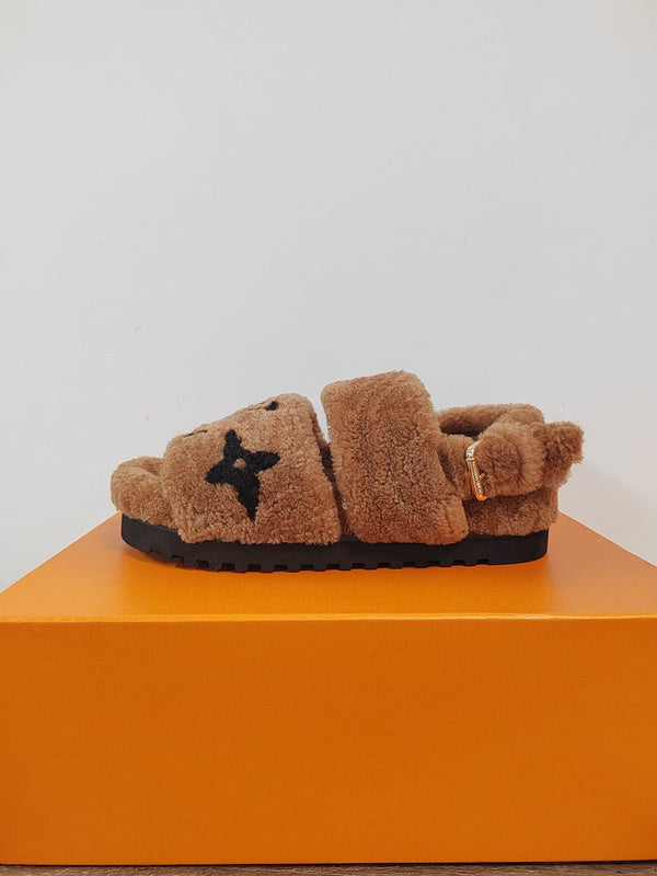 Louis Vuitton Nude Loafer Flats - Detail Shot of Craftsmanship