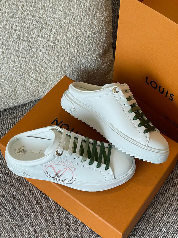 Louis Vuitton shoes Style 398 - close-up of handcrafted italian detailing