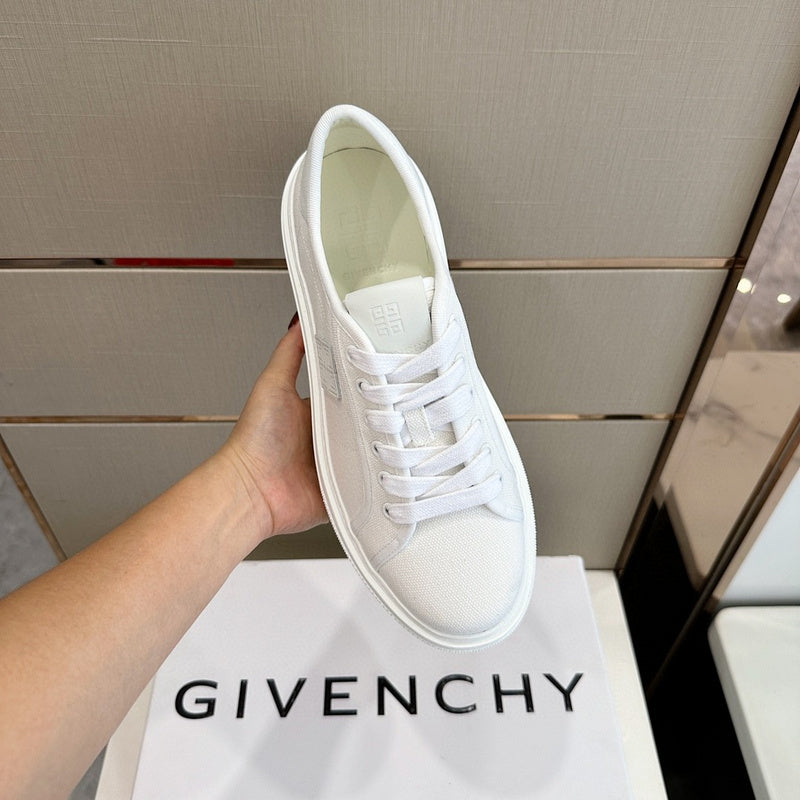 Givenchy Burgundy Slip-On Sneakers - Close-Up Texture View