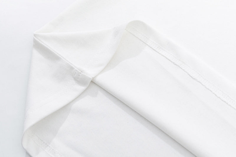 Burberry luxury t-shirt detail shot