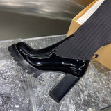 Louis Vuitton Grey Ankle Strap Heels - Angled View