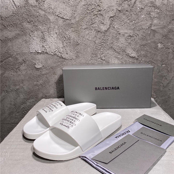 Balenciaga Red Platform Sandals - Side Profile View