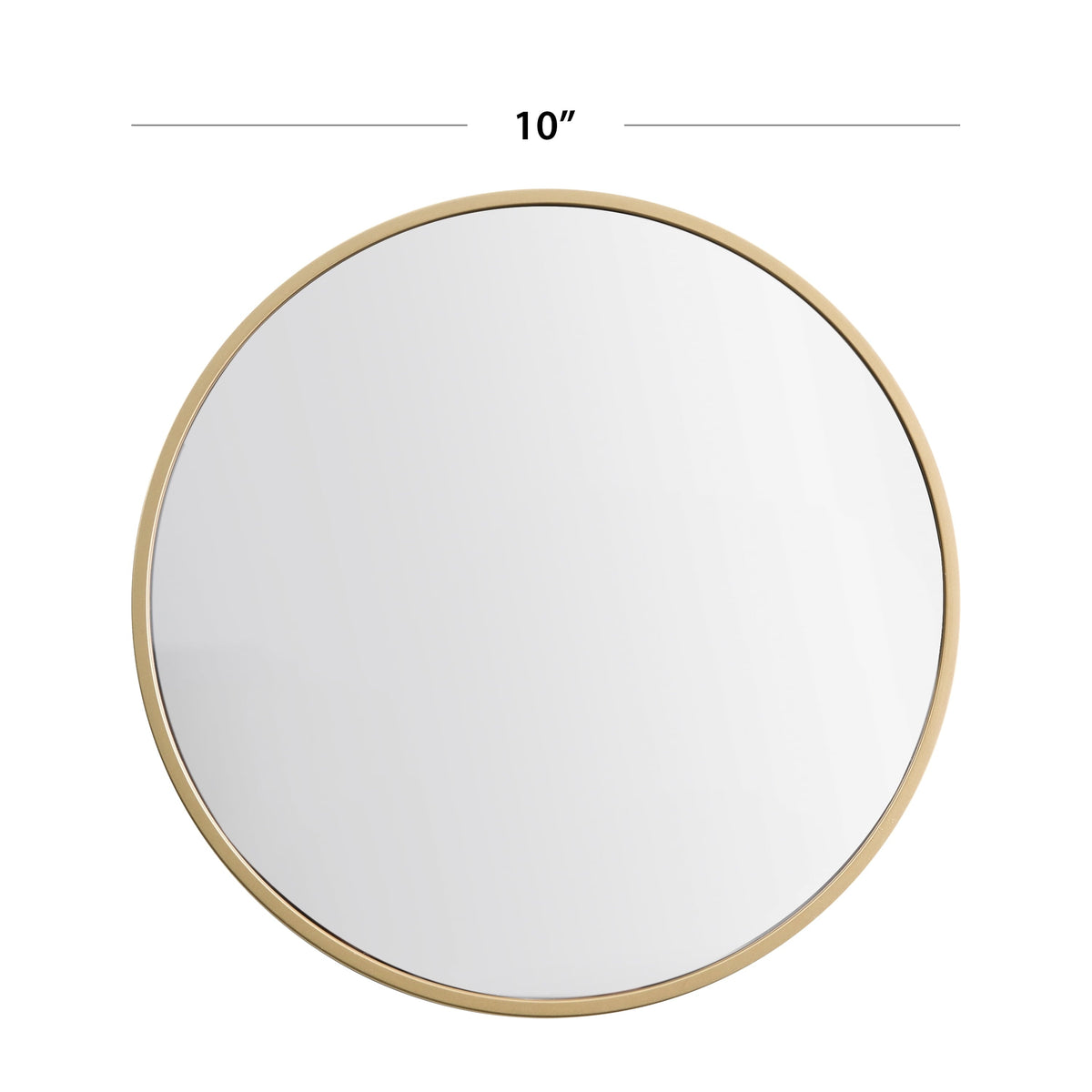 Gold round Small Decorative Wall Mirror Set