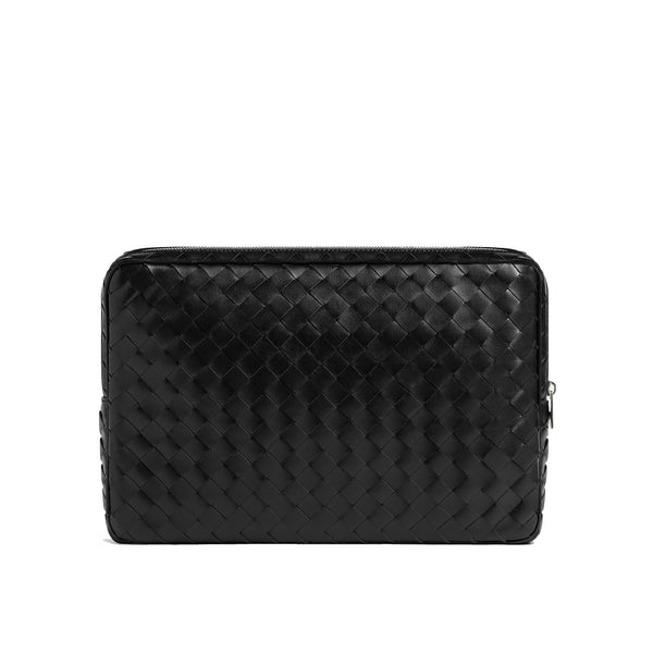 Bottega Veneta Bags? Bottega Veneta Intrecciato Zippered Laptop Case Bag Men Elegant Everyday Designer Handbag