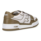 Close-up of Fendi athletic hardware and fine stitching
