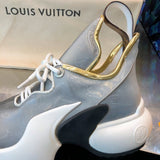 Louis Vuitton designer shoes full view