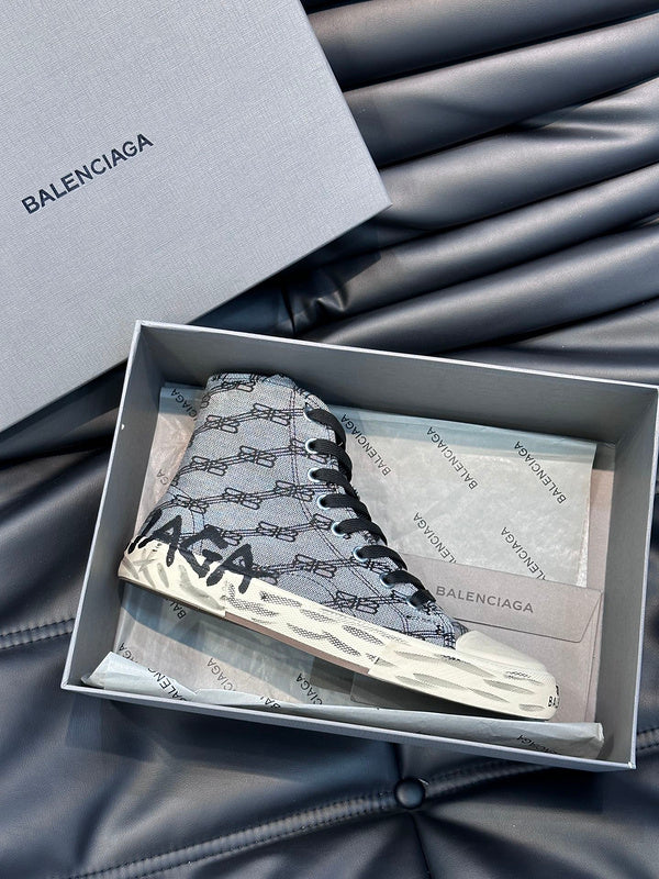 Balenciaga White Ankle Boots - Detail Shot of Craftsmanship