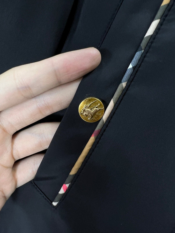 Burberry luxury designer clothing detail shot