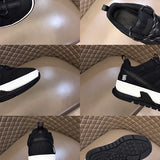 Burberry Grey Low-Top Sneakers - Back View
