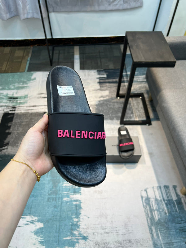 Balenciaga Tan Ankle Strap Sandals - Heel Detail View
