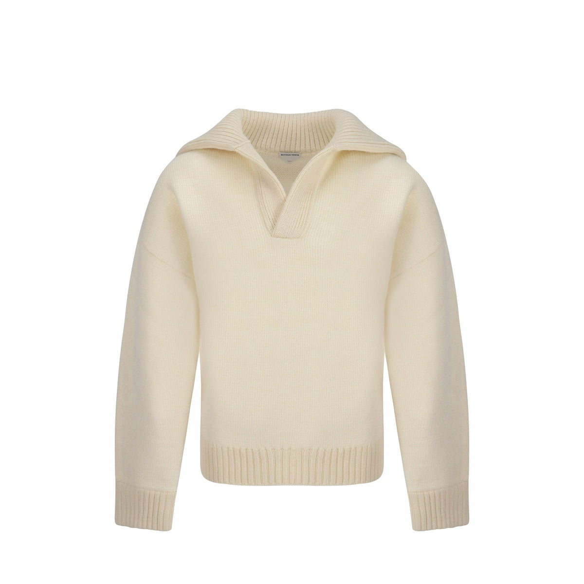Close-up of Bottega Veneta sweaters & pullovers hardware and fine stitching