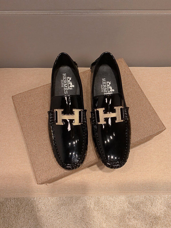 Hermes shoes Style 221 - angled studio shot