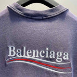 Close-up of Balenciaga designer clothing craftsmanship