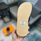 Hermès White Block Heel Pumps - Toe Detail View
