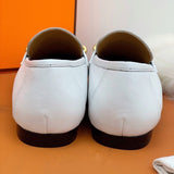 Hermès Chocolate Brown Classic Ballet Flats - Detail Shot of Craftsmanship