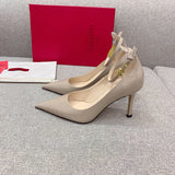 Close-up of Valentino Garavani shoes craftsmanship