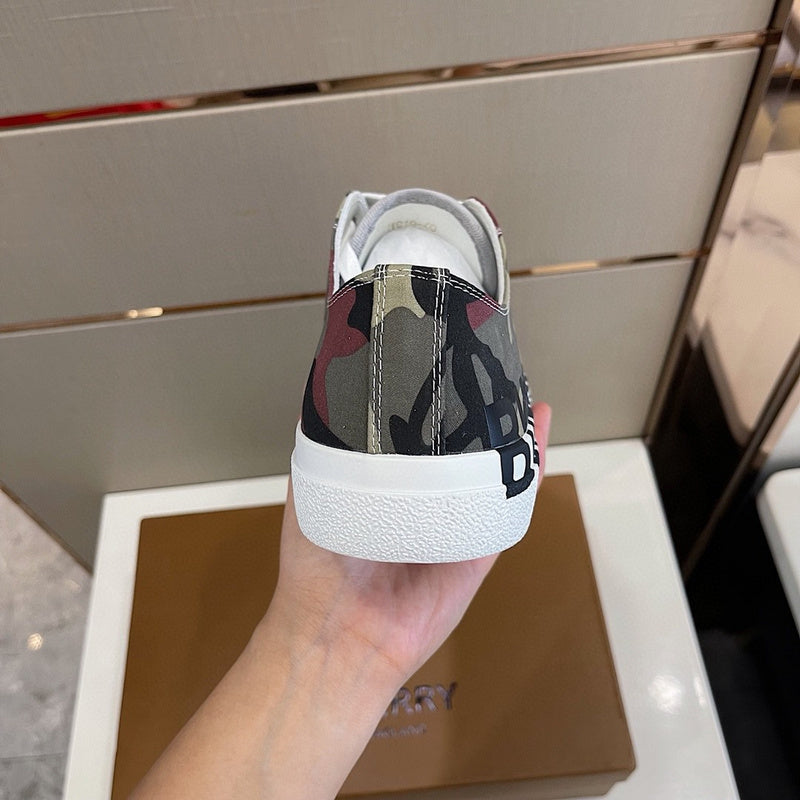 Burberry Nude High-Top Sneakers - Sole Detail View