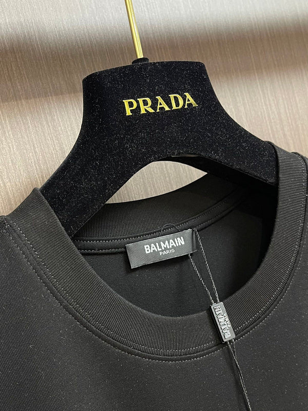 Balmain luxury designer clothing detail shot