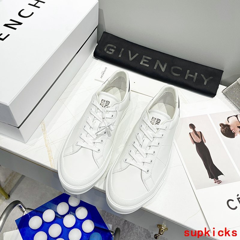 Givenchy Black Low-Top Sneakers - Side Profile View
