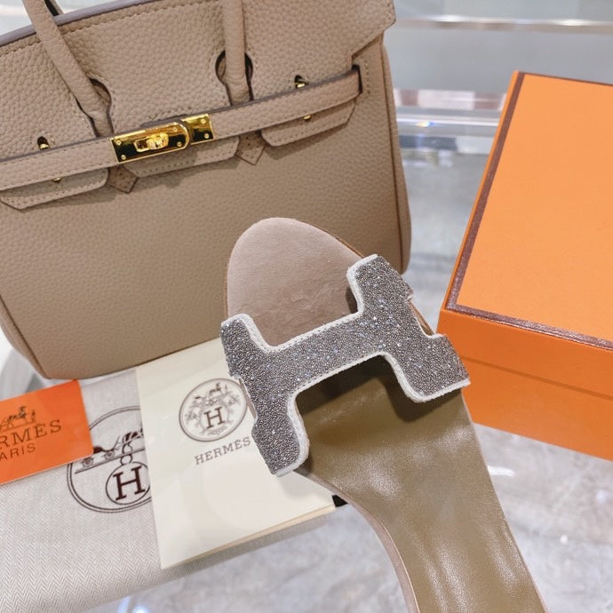Hermes shoes Style 370 - styled lifestyle view (alternate angle)