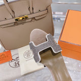 Hermès White Chunky Platform Sneakers - Toe Detail View
