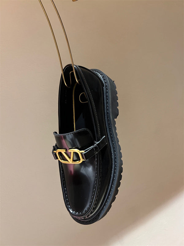 Close-up of Valentino Garavani shoes craftsmanship