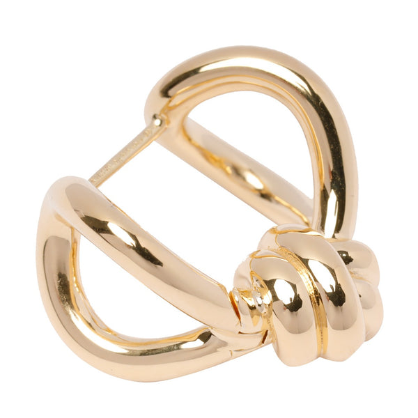 Bottega Veneta Jewellery? Bottega Veneta Women Circular Knot Earrings Luxury Designer Statement Jewellery