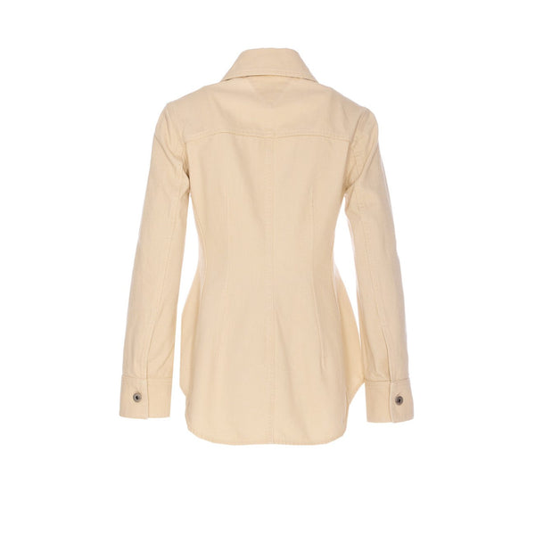 Bottega Veneta Tops? Bottega Veneta Women Coloured Denim Shirt Premium Designer Casual Top
