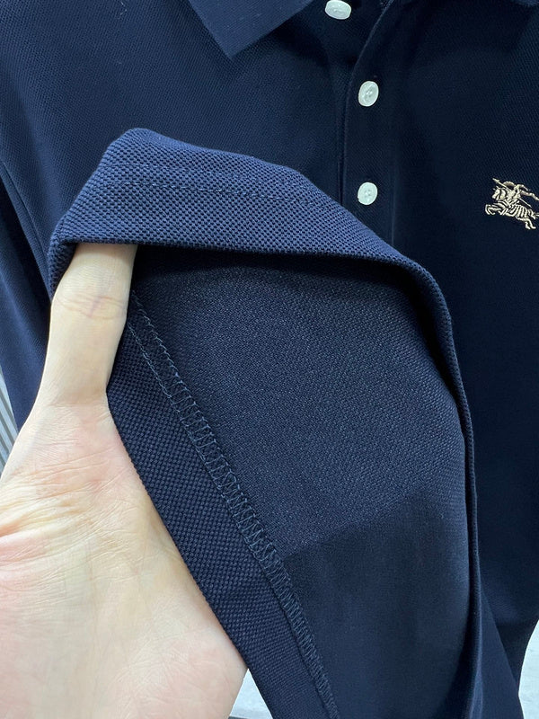 Close-up of Burberry designer clothing craftsmanship