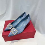 Valentino Garavani luxury shoes detail shot